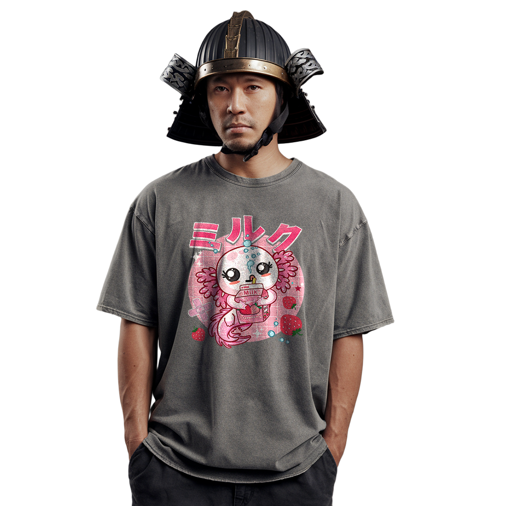 Cute Kawaii Fish T-Shirt - Strawberry Milk Design