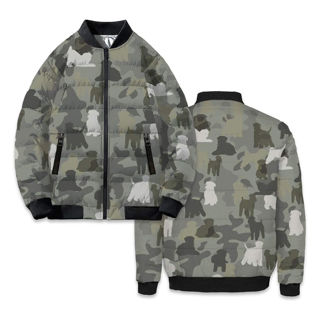 Soft Coated Wheaten Terrier Camo Front