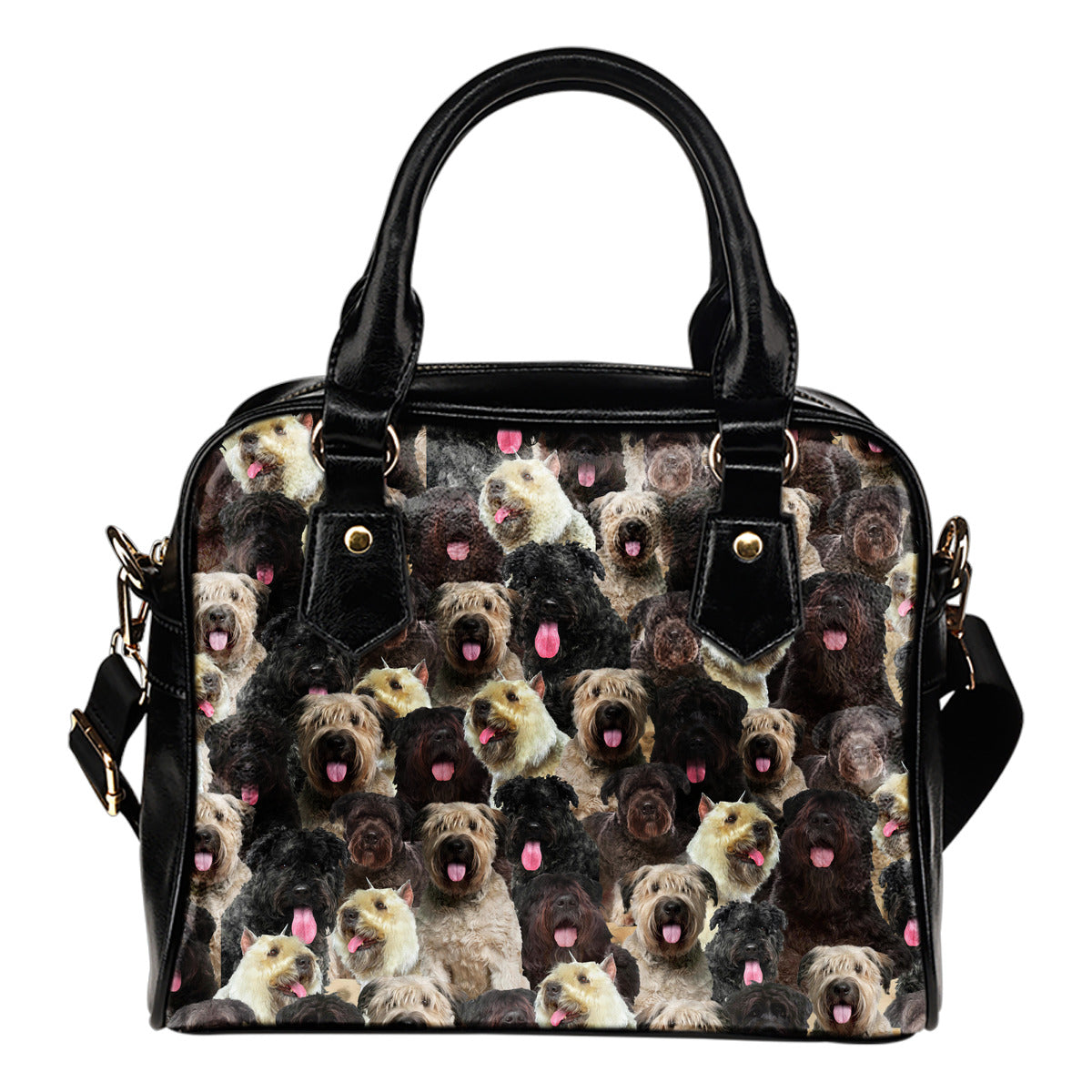 Bouvier des Flandres Full Face Shoulder Handbag