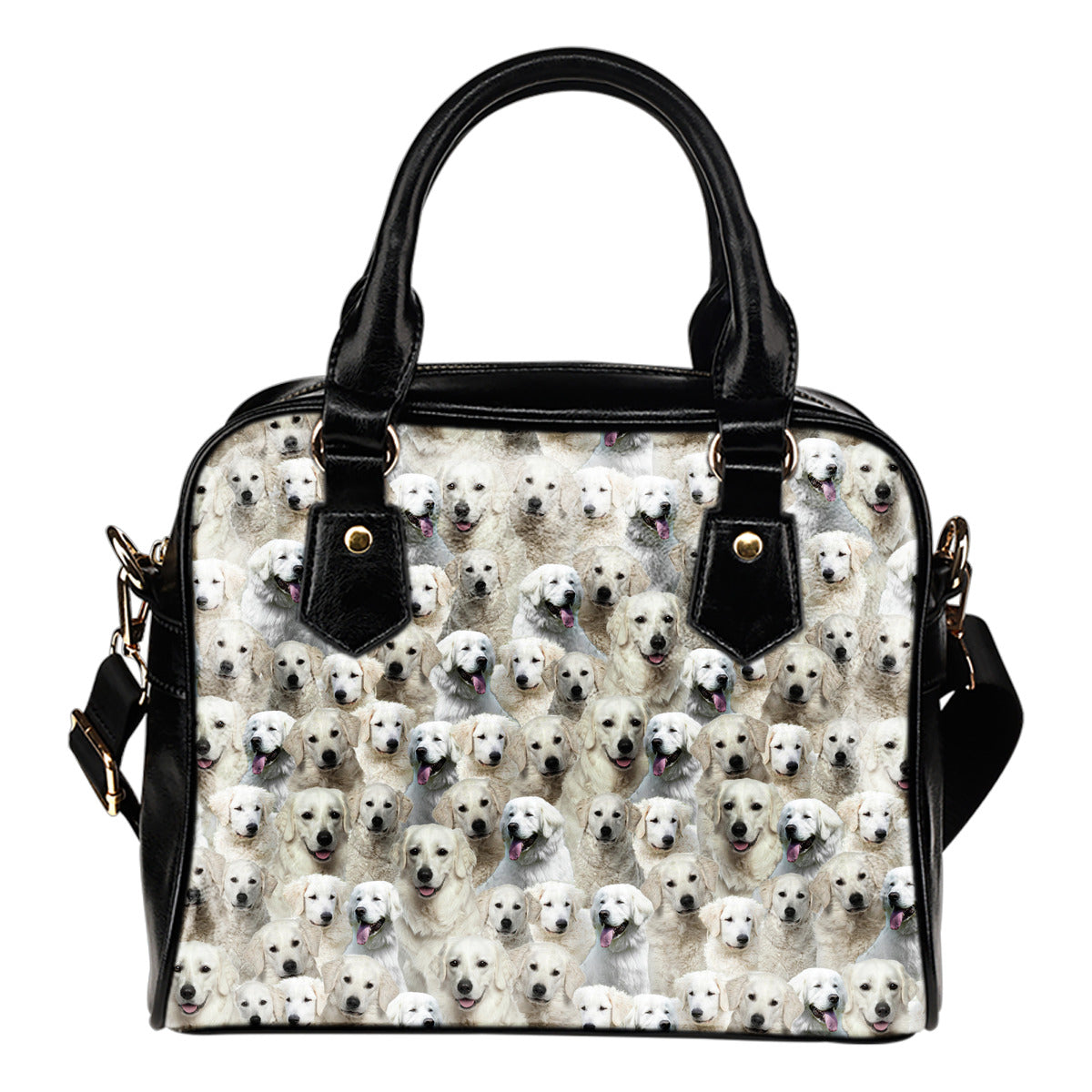 Kuvasz Full Face Shoulder Handbag