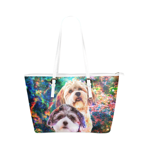 Havanese Leather Tote Bag