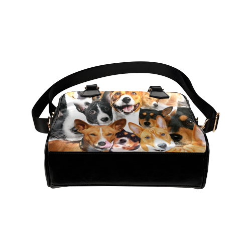 Basenji Face Shoulder Handbag
