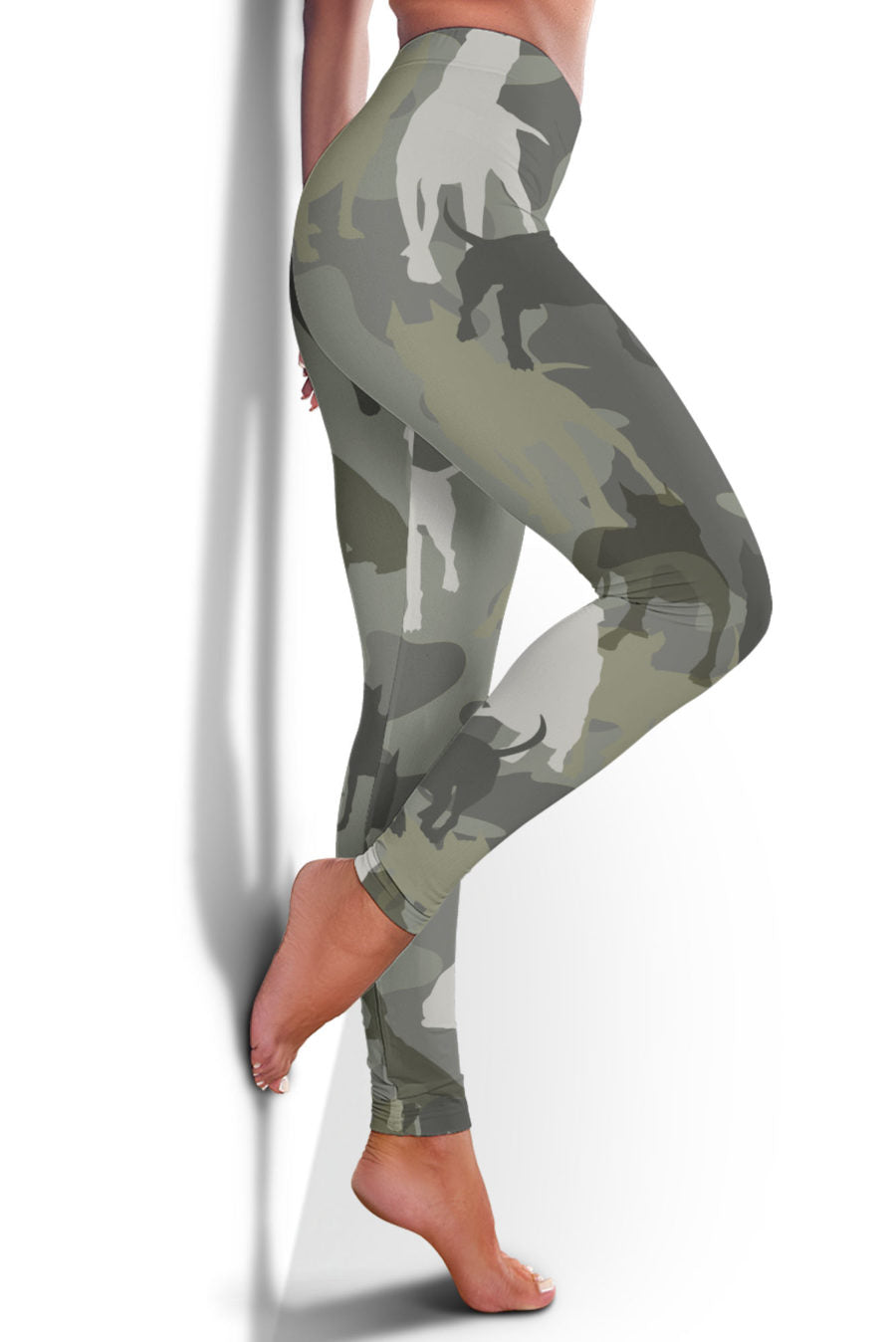 American Staffordshire Terrier Camo Legging