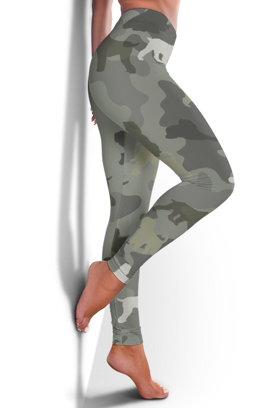 Black Russian Terrier Camo Legging
