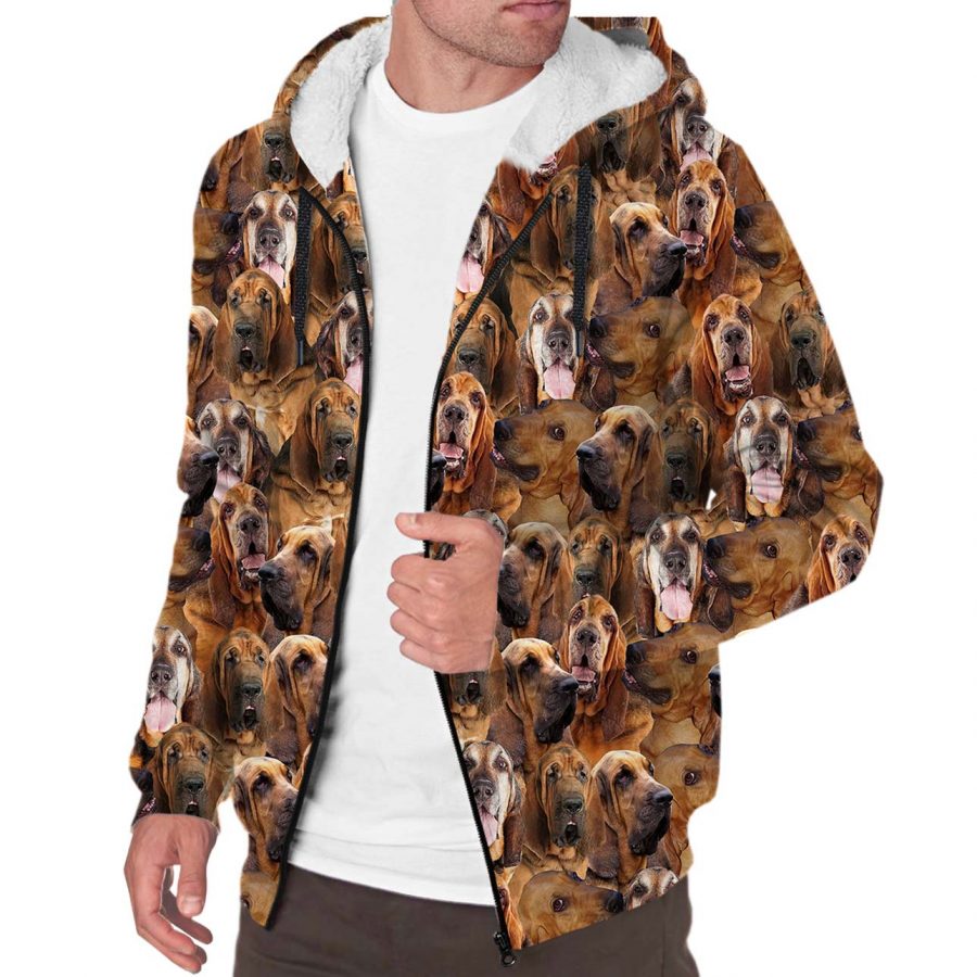 Bloodhound Full Face Fleece Hoodie