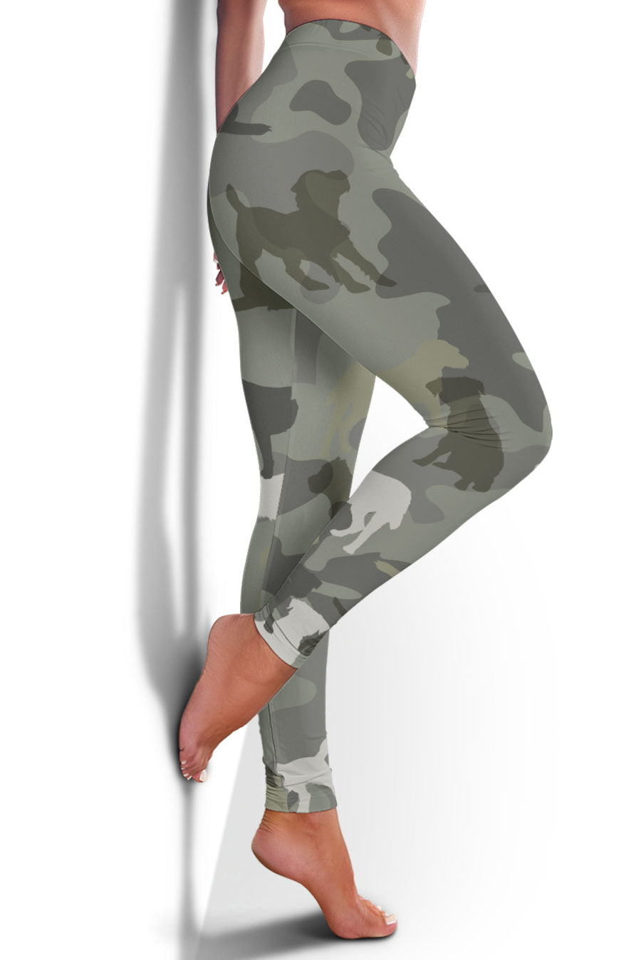 Border Terrier Camo Legging