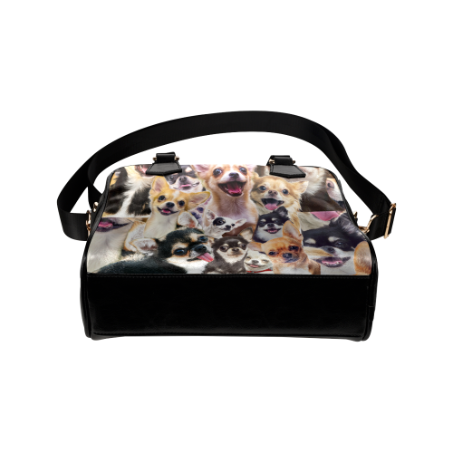 Chihuahua Face Shoulder Handbag