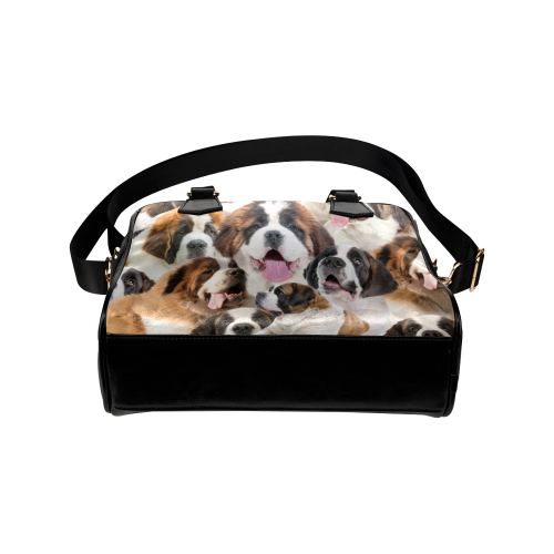 St. Bernard Face Shoulder Handbag