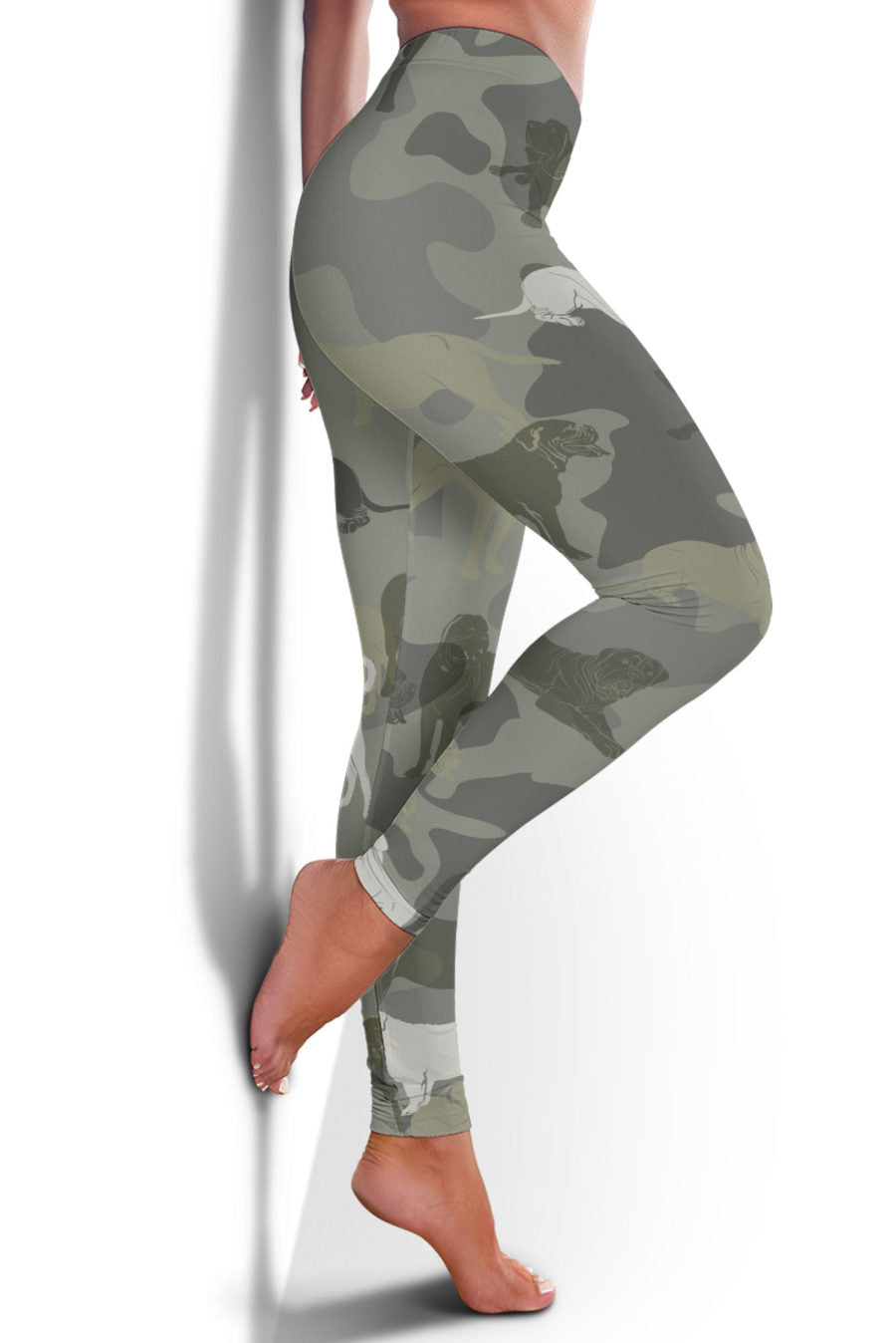 Dogue De Bordeaux Camo Legging