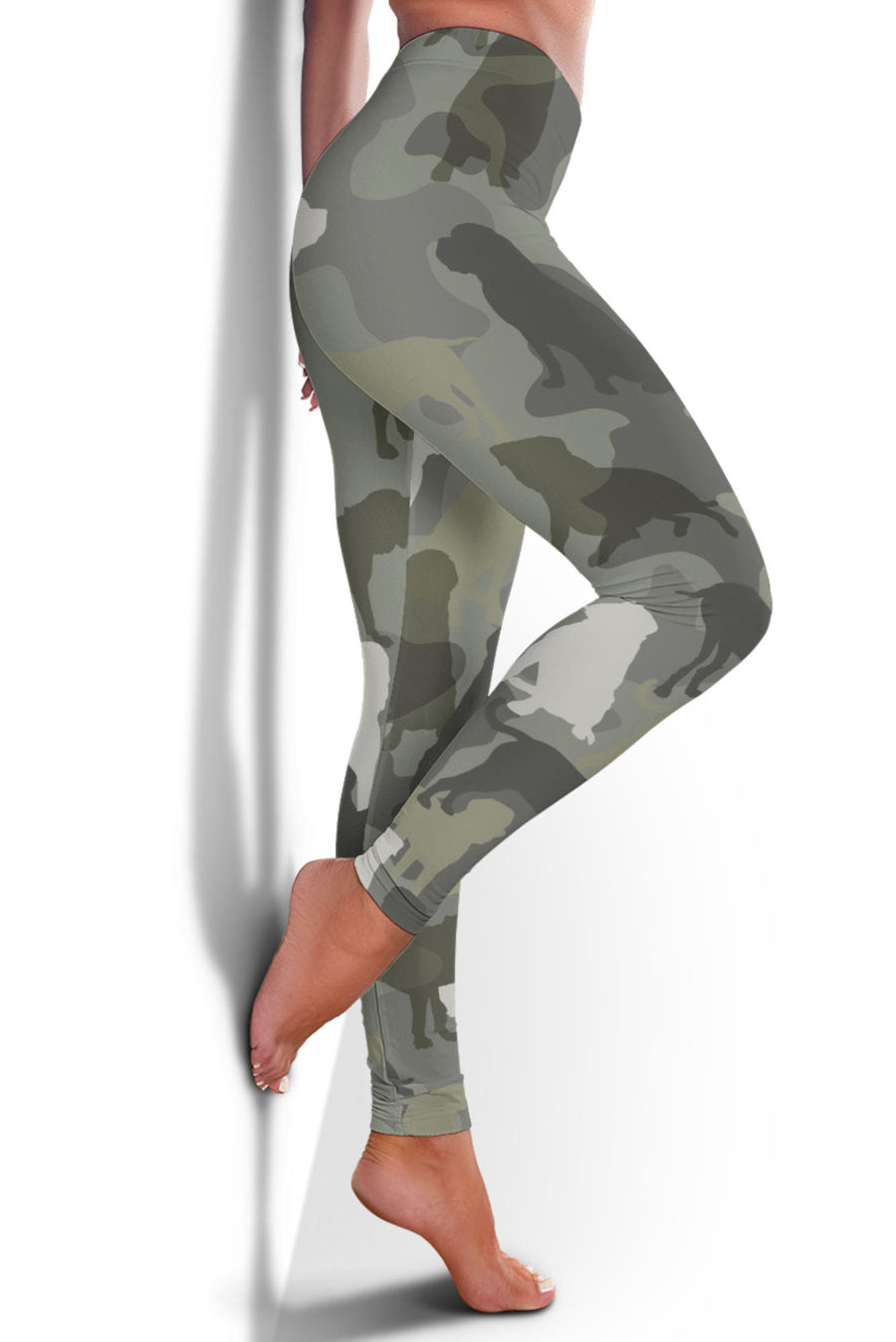 English Mastiff Camo Legging