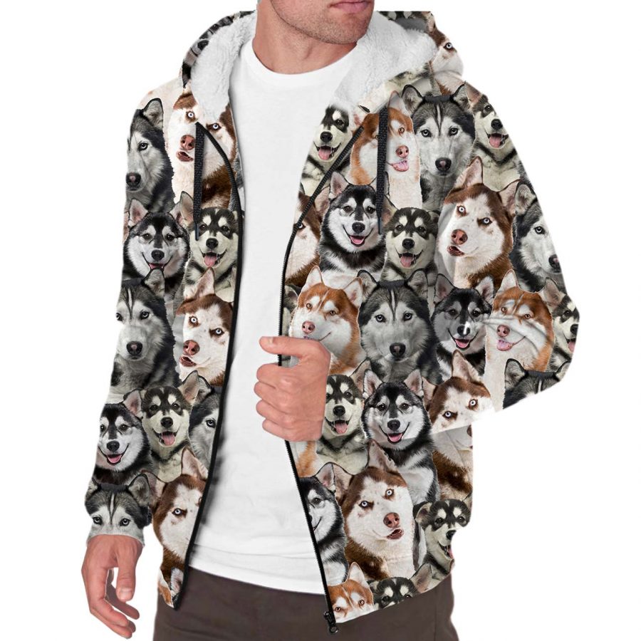 Husky Full Face Fleece Hoodie