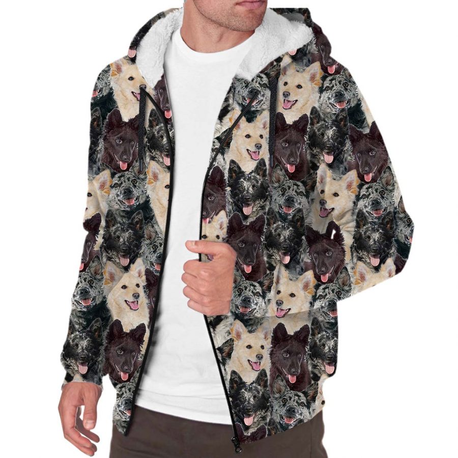 Mudi Full Face Fleece Hoodie