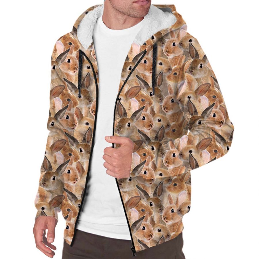 Rabbit Full Face Fleece Hoodie