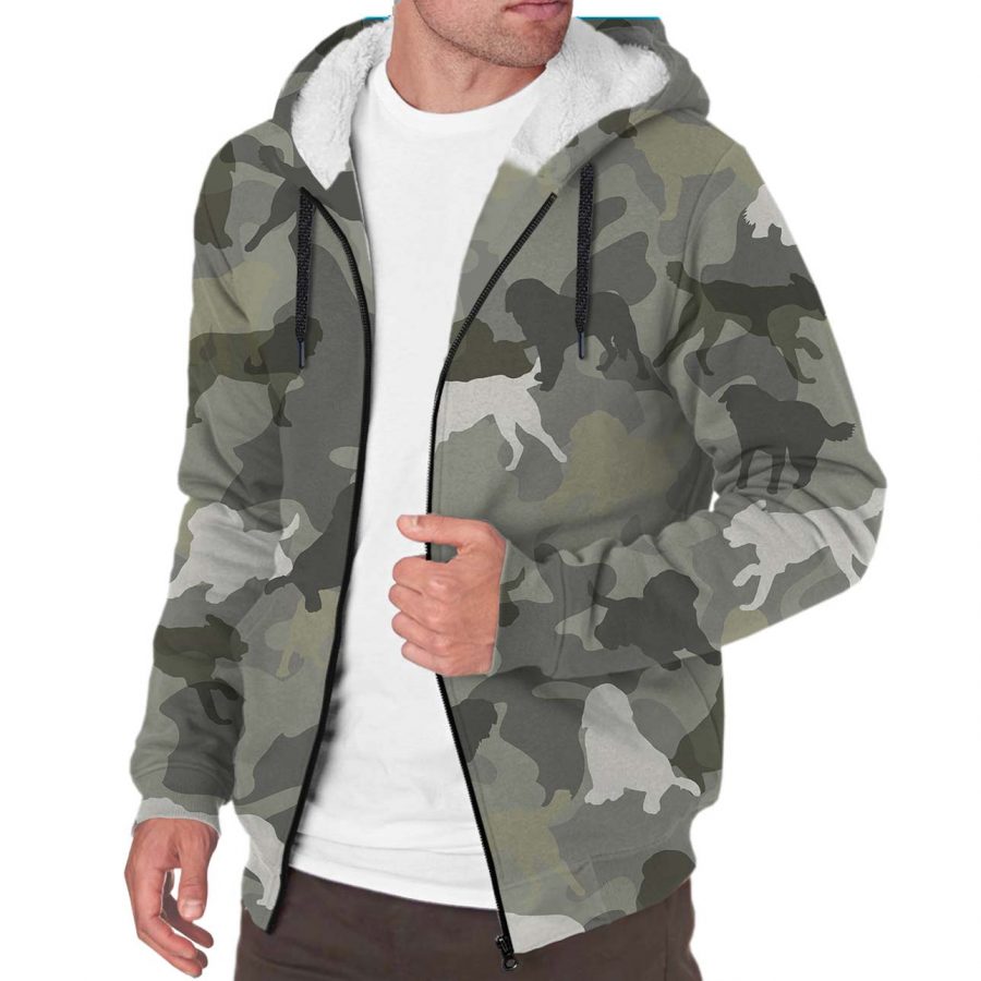 St Bernard Camo Fleece Hoodie