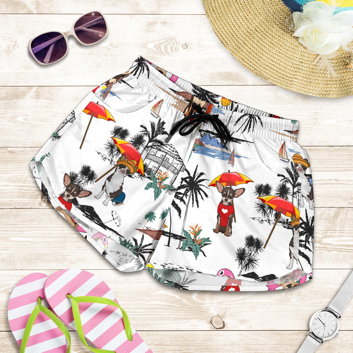 Chihuahua-Summer Beach-SW