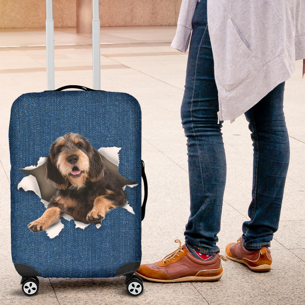 Otterhound Torn Paper Luggage Covers