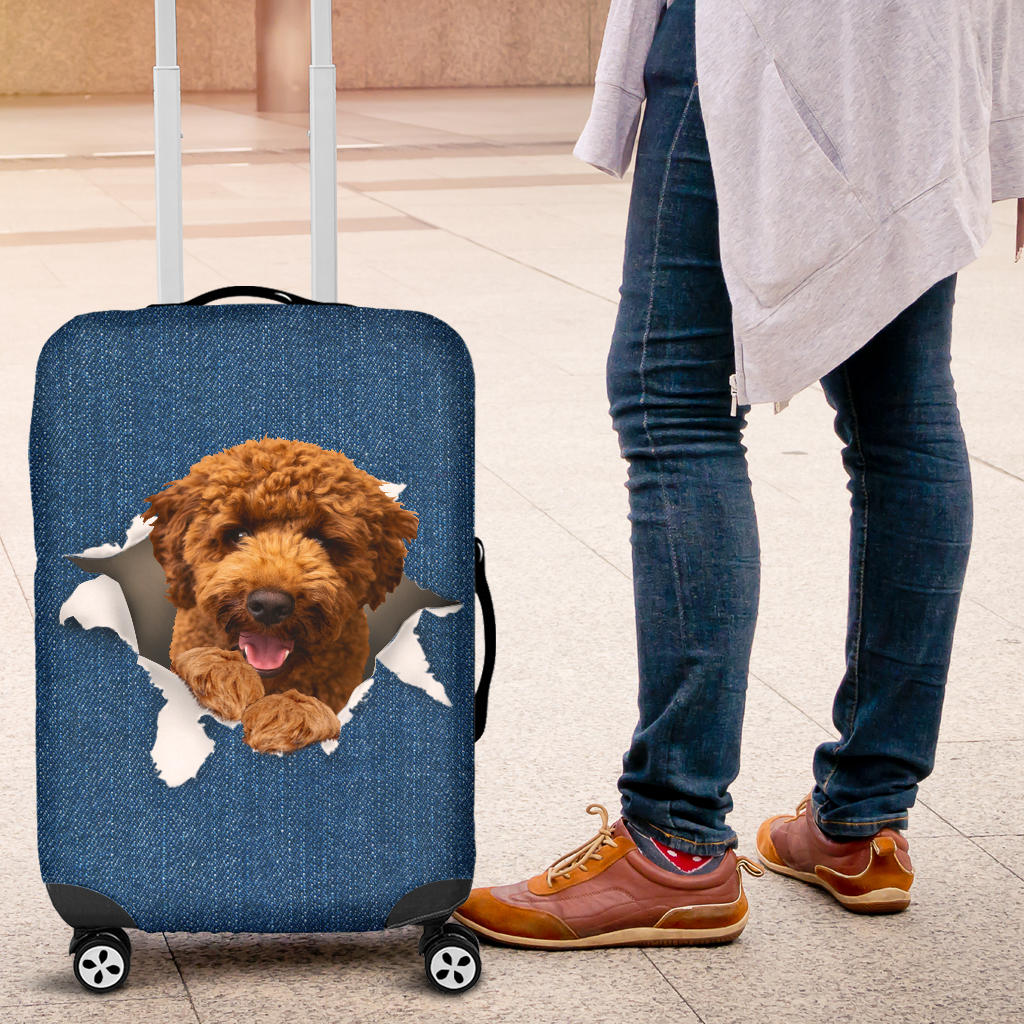 Cavoodle Torn Paper Luggage Covers