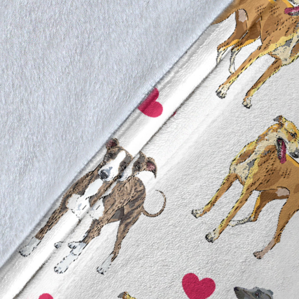 Greyhound Heart Blanket
