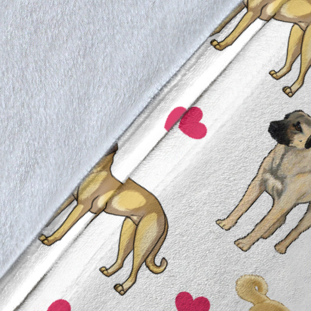 Anatolian Shepherd Heart Blanket