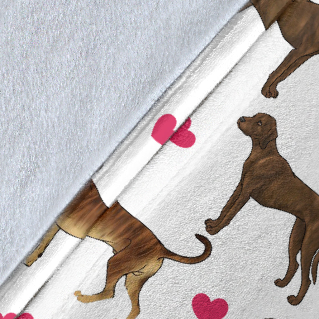 Plott Hound Heart Blanket