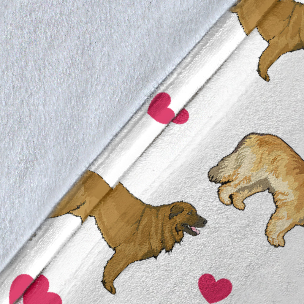 Leonberger Heart Blanket