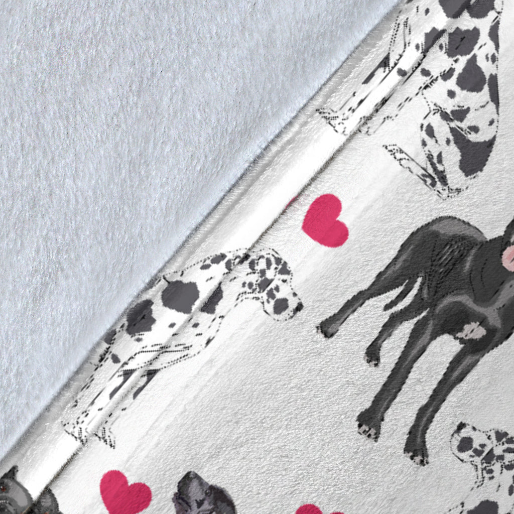 Great Dane Heart Blanket