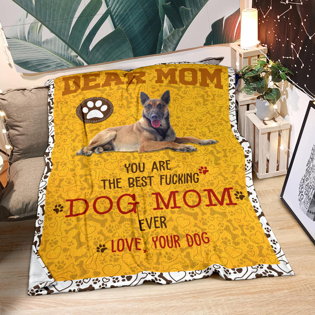 Belgian Shepherd-Dog Mom Ever Blanket
