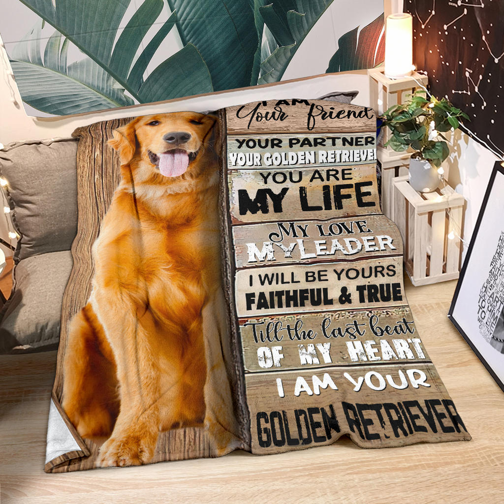 Golden Retriever-Your Partner Blanket