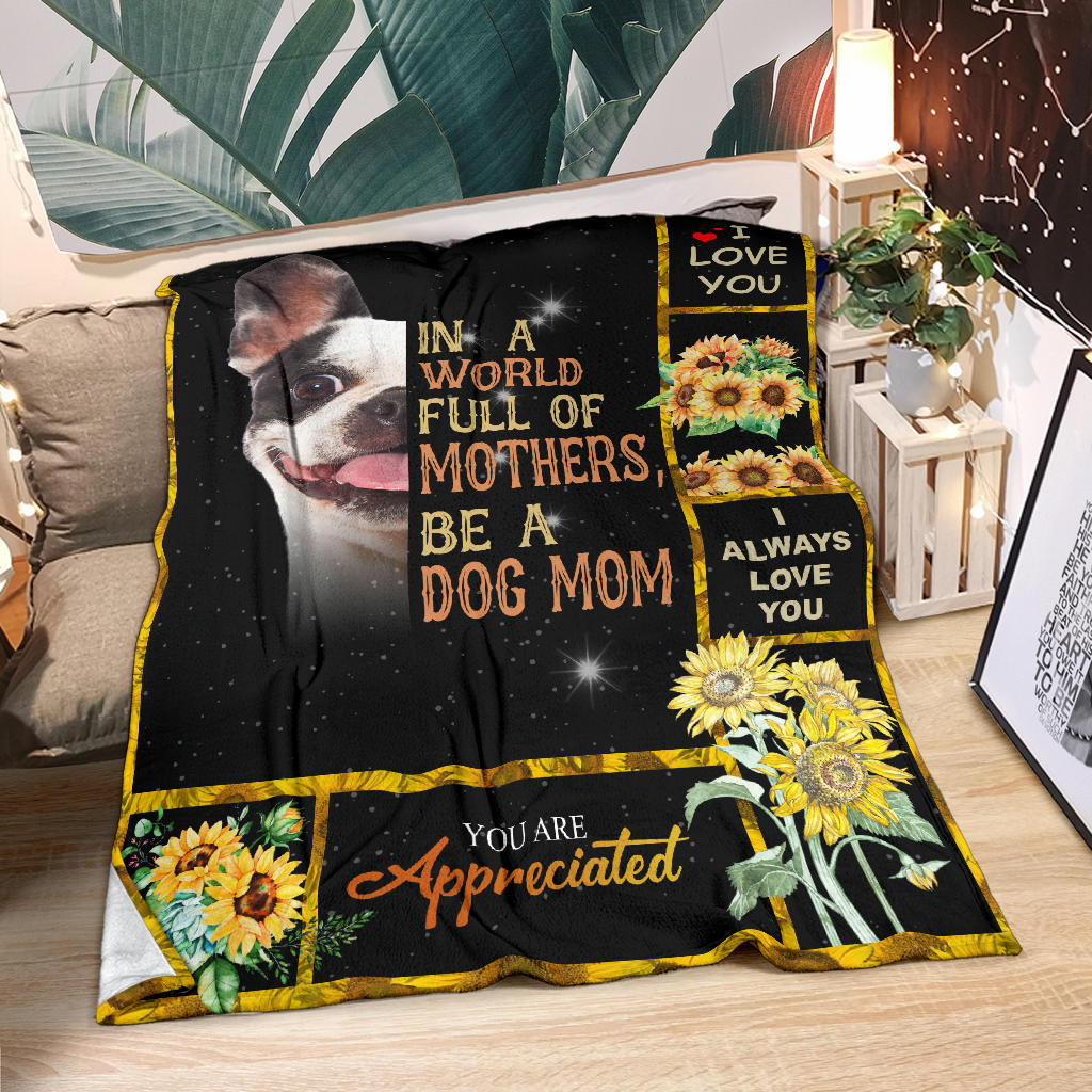 French Bulldog-A Dog Mom Blanket