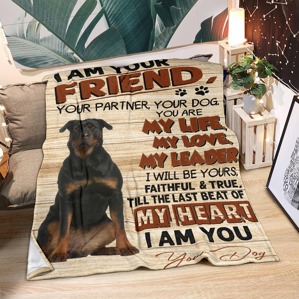 Rottweiler 2-My Love Blanket