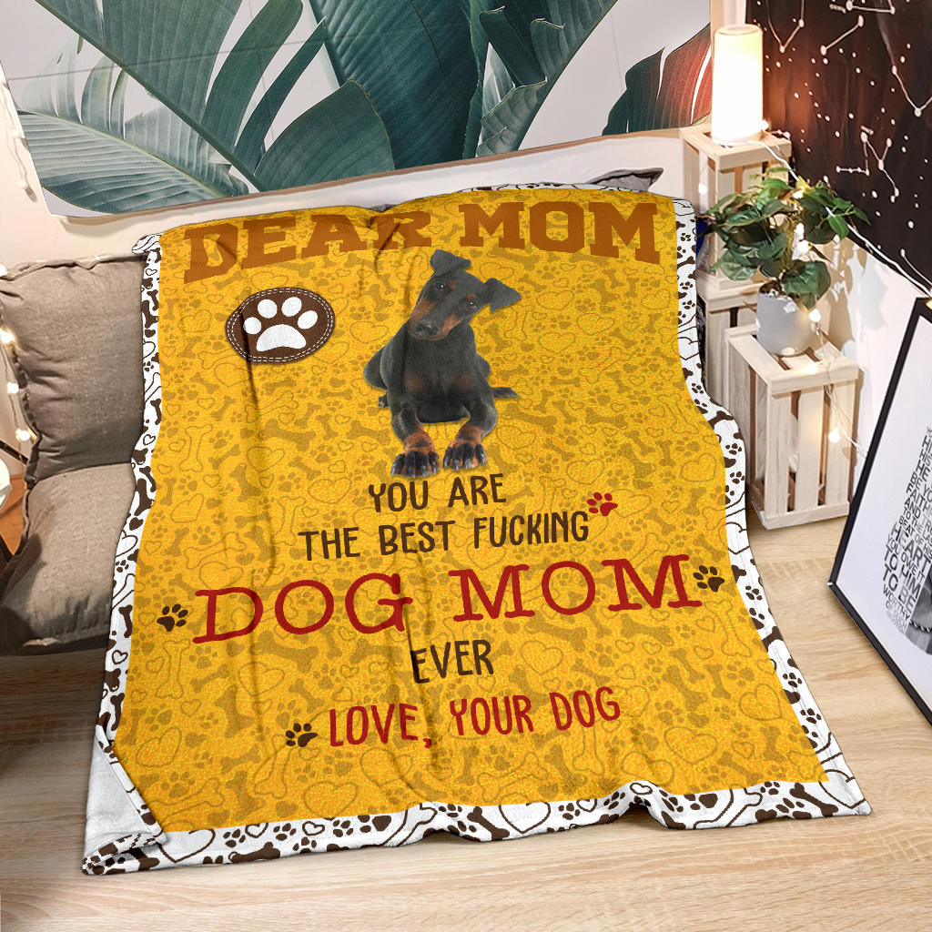 Manchester Terrier-Dog Mom Ever Blanket