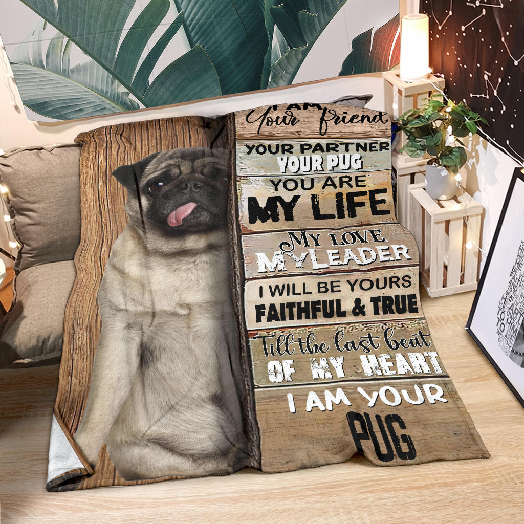 Pug 2-Your Partner Blanket