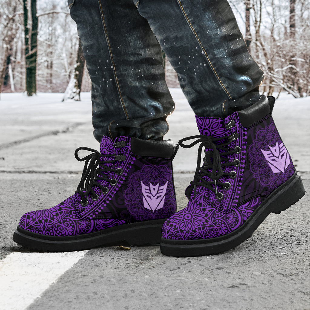 Toby Purple Mandala All-Season Boots