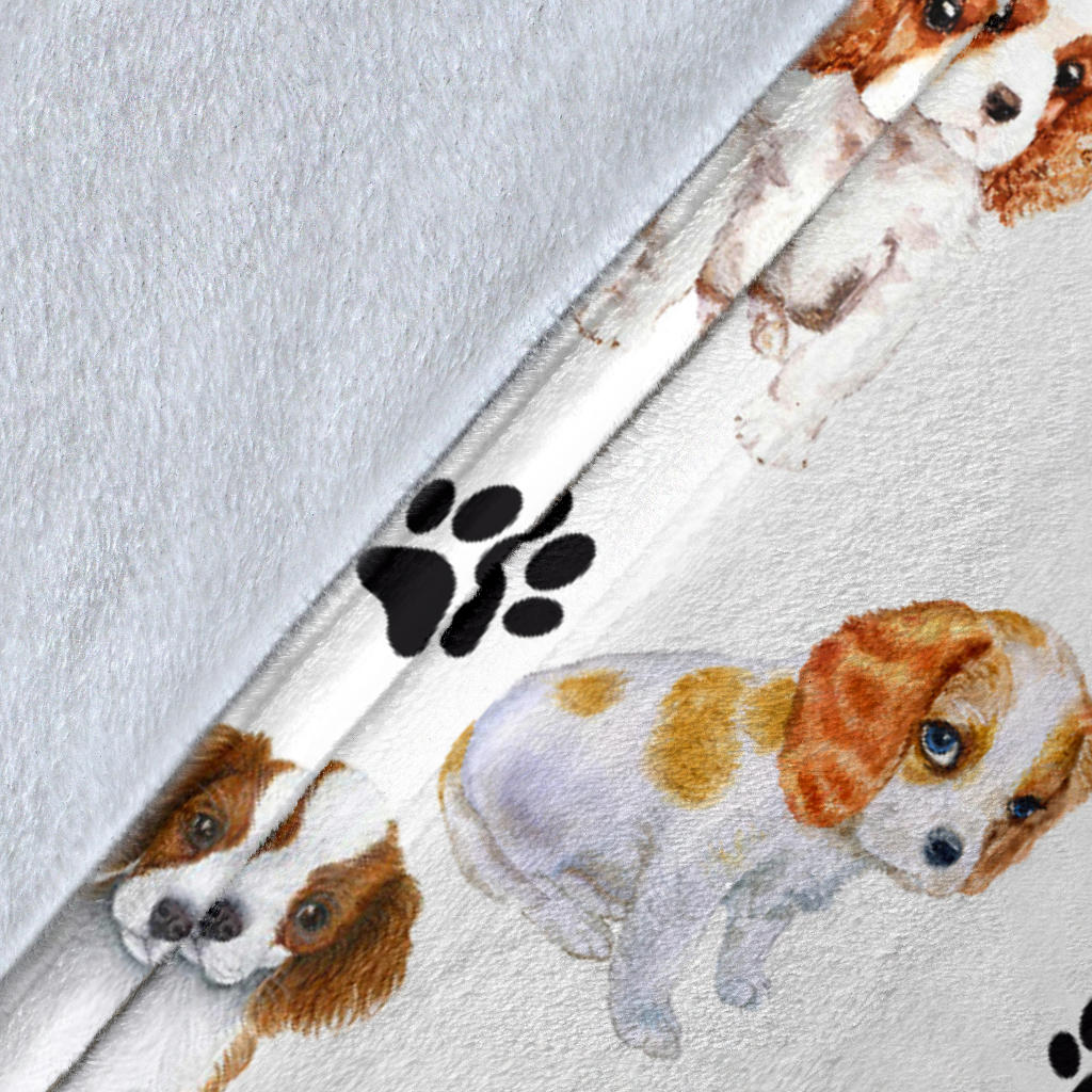 Cavalier King Charles Spaniel Paw Blanket
