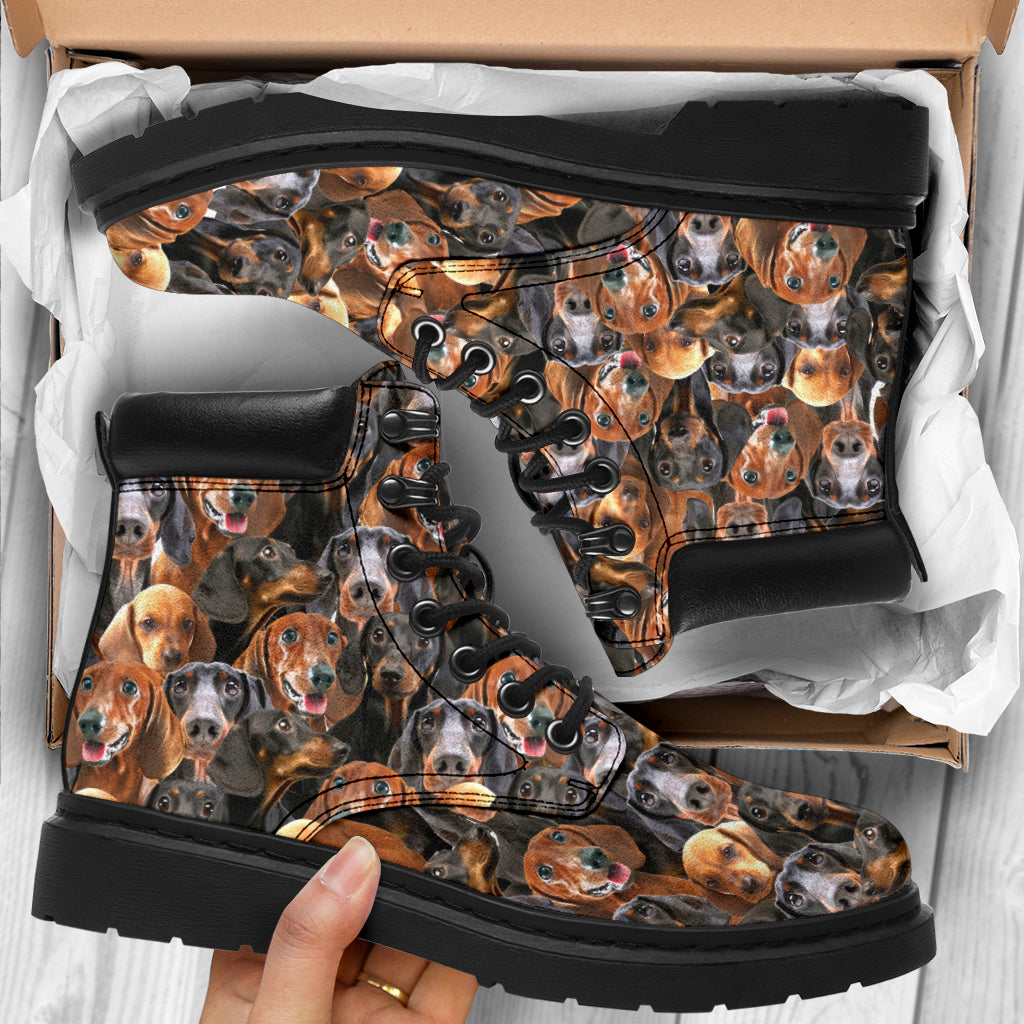 Dachshund Full Face All-Season Boots