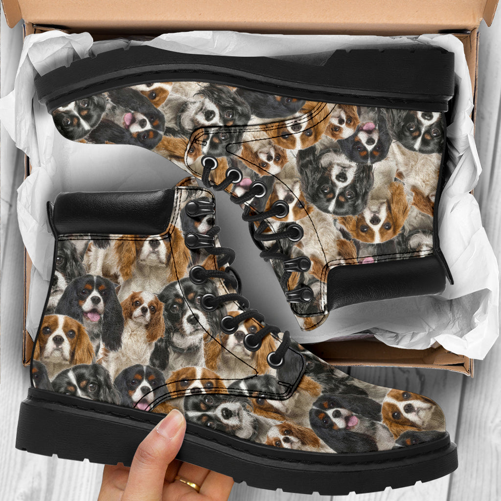 Cavalier King Charles Spaniel Full Face All-Season Boots