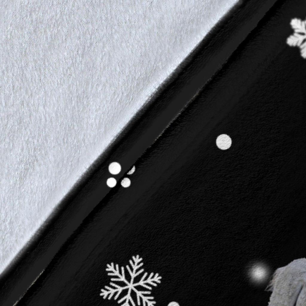 Llama Christmas Tree Blanket