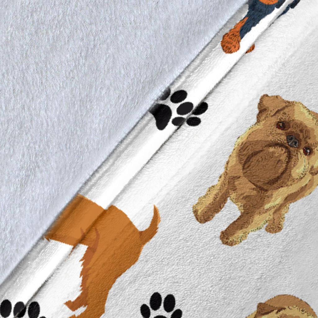 Brussels Griffon Paw Blanket