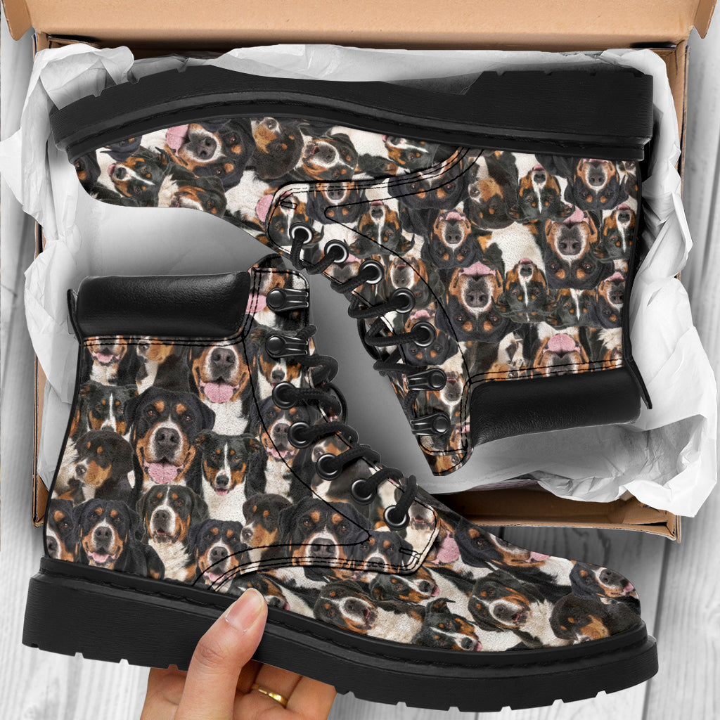 Greater Swiss Mountain Dog Full Face All-Season Boots
