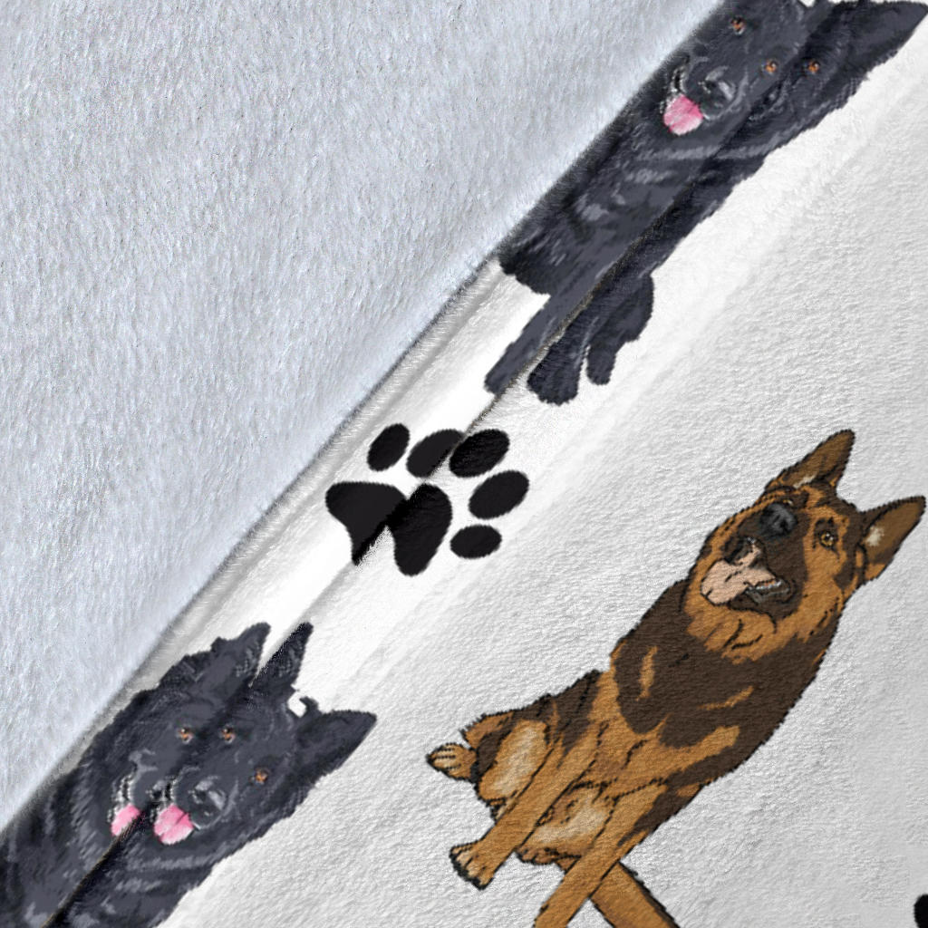 Malinois Paw Blanket