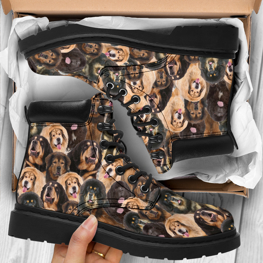 Tibetan Mastiff Full Face All-Season Boots