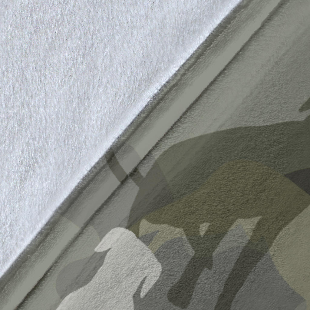 Beauceron Camo Blanket