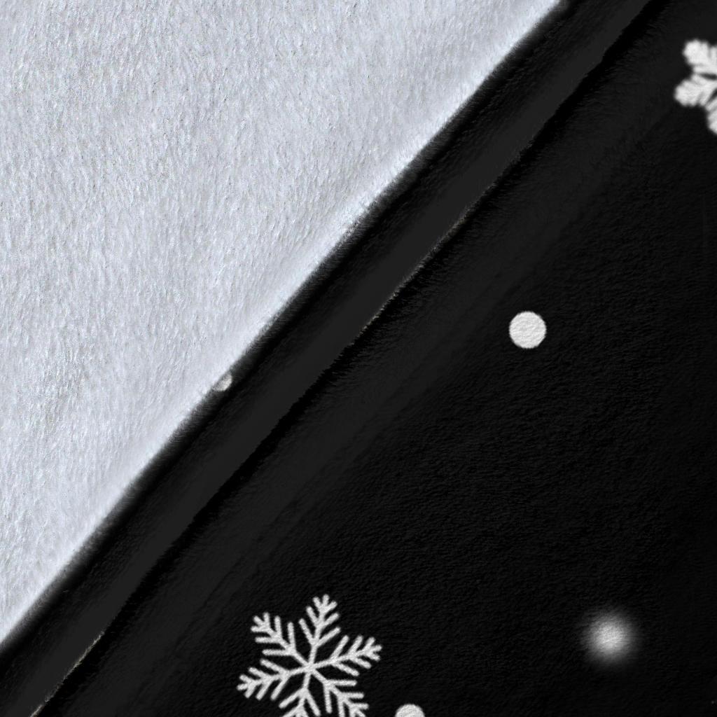 Japanese Chin Christmas Tree Blanket