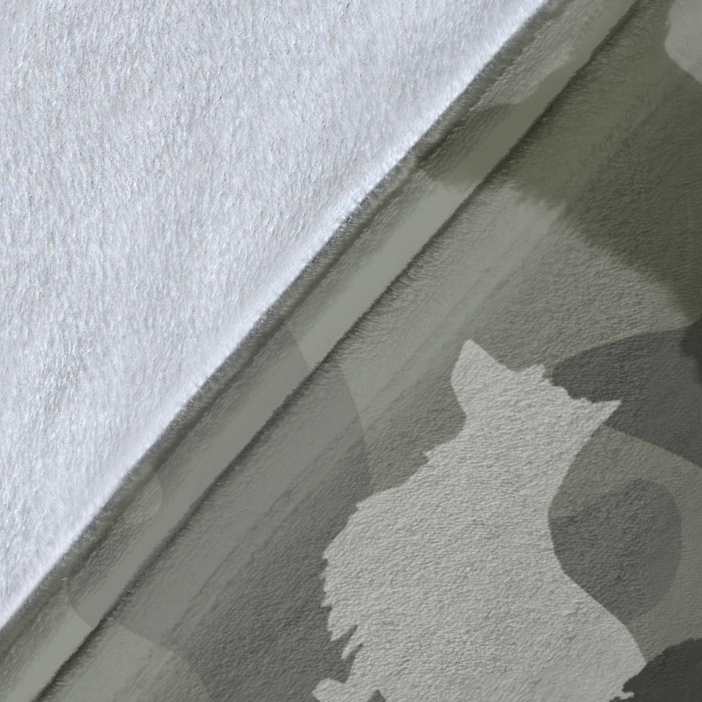 American English Coonhound Camo Blanket