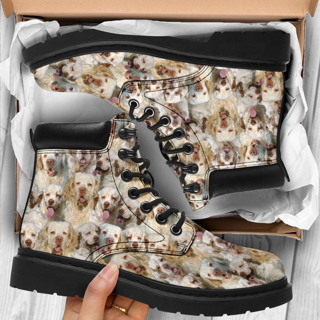 Clumber Spaniel Full Face All-Season Boots