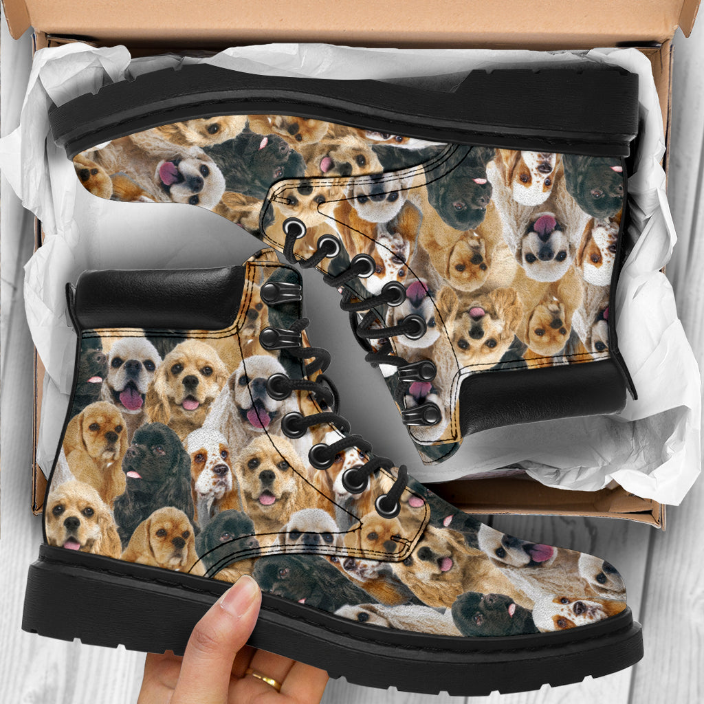 American Cocker Spaniel Full Face All-Season Boots