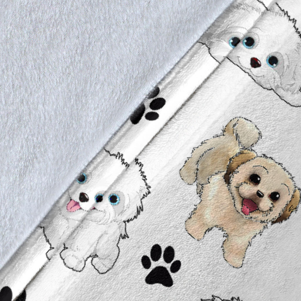 Havanese Paw Blanket