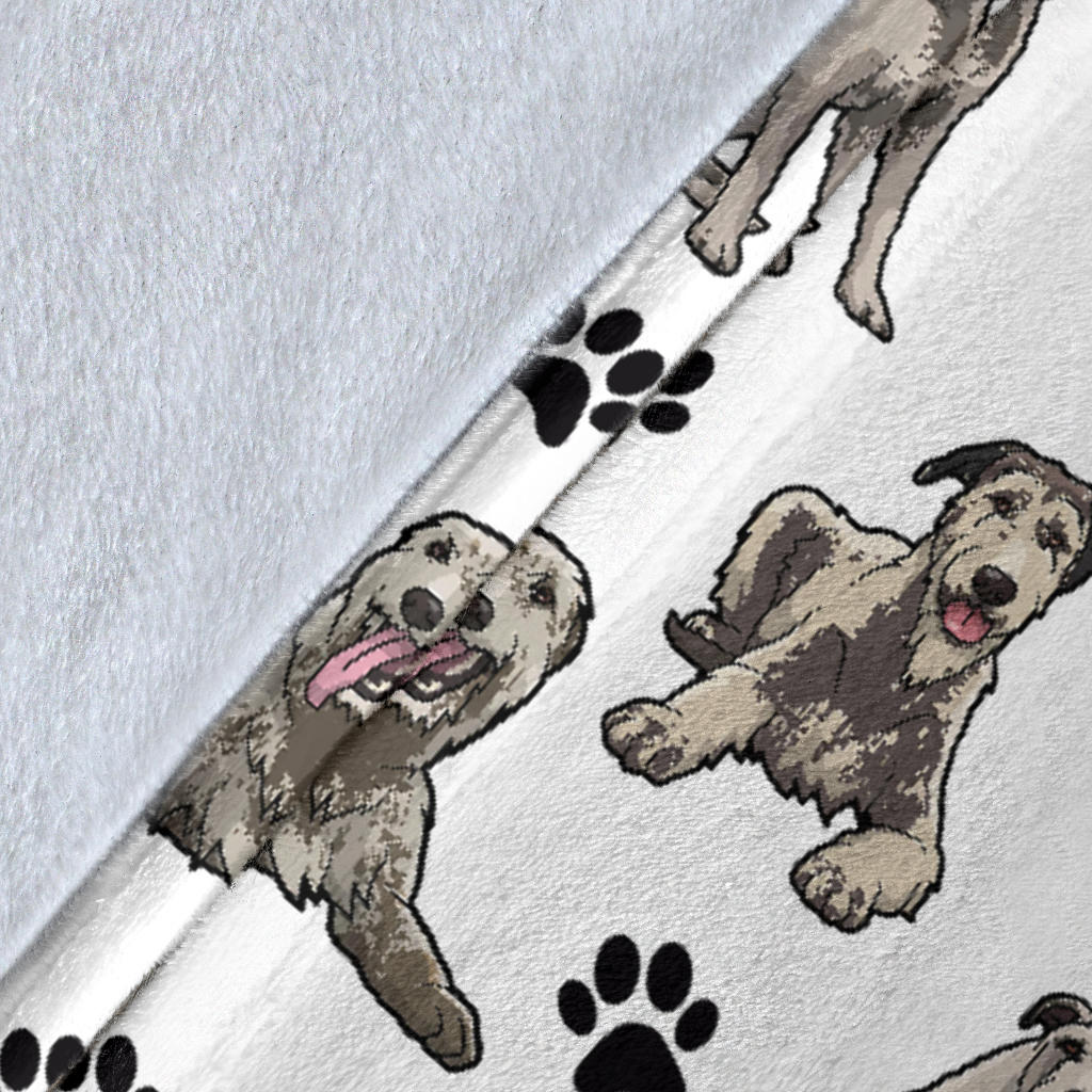 Irish Wolfhound Paw Blanket