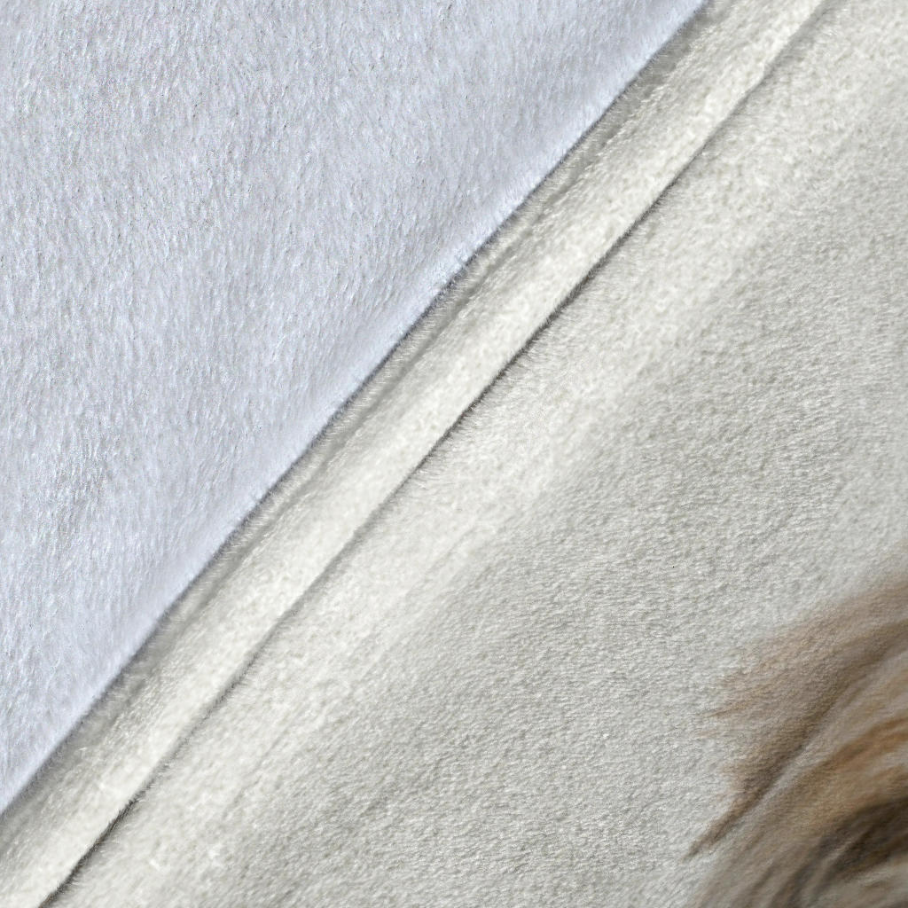 Shih Tzu Face Hair Blanket