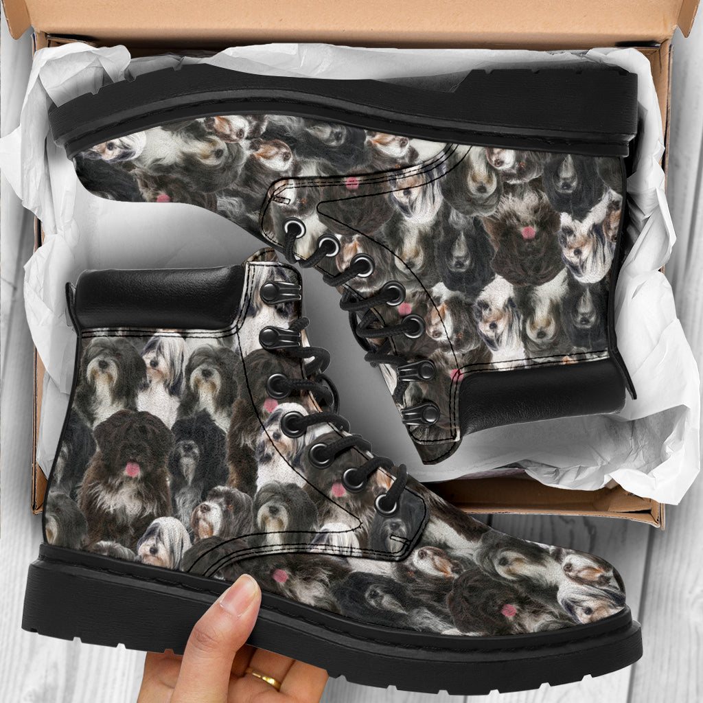 Tibetan Terrier Full Face All-Season Boots